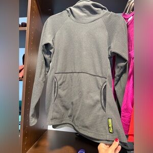 Melanzana microgrid hoody grey womens S